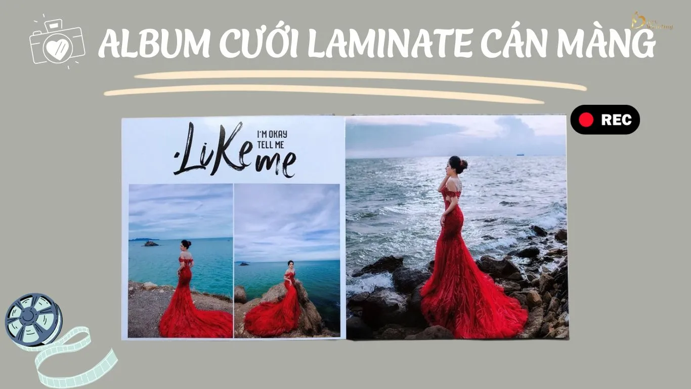 Album cưới Laminate cán màng